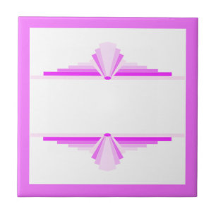 Azulejo De Cerâmica Elementos da arte deco a rosa