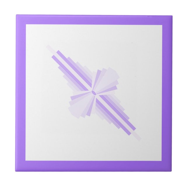 Azulejo De Cerâmica Elementos de arte deco em puras leves (Frente)