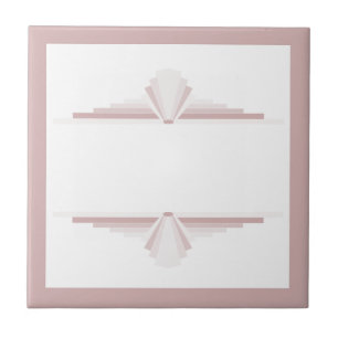 Azulejo De Cerâmica Elementos de deco de arte em castanho claro