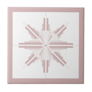 Azulejo De Cerâmica Elementos de deco de arte em castanho claro