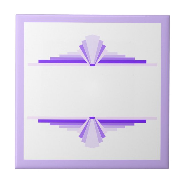 Azulejo De Cerâmica Elementos de deco de arte em puras profundas e lev (Frente)