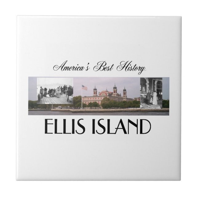 Azulejo De Cerâmica Ellis Island de ABH (Frente)