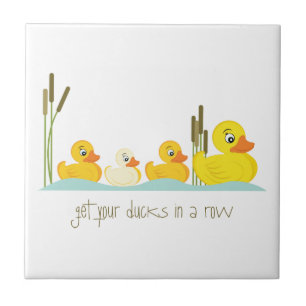 Azulejo De Cerâmica Em Uma Linha