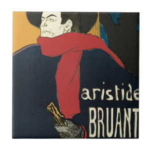 Azulejo De Cerâmica Embaixadores, Aristide Bruant por Toulouse Lautrec