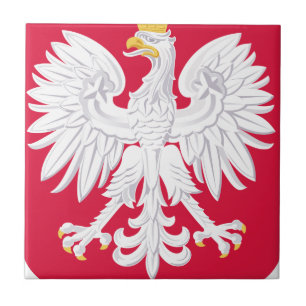 Azulejo De Cerâmica Emblem polonês - Polônia Shield - Polska Herb Po