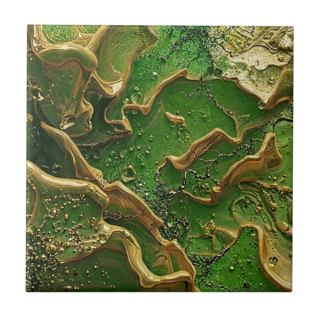 Azulejo De Cerâmica Emerald Motion (Frente)