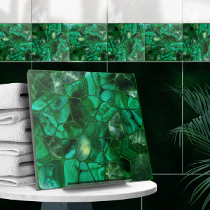 Azulejo De Cerâmica Emerald Primavera - Colagem de células N4