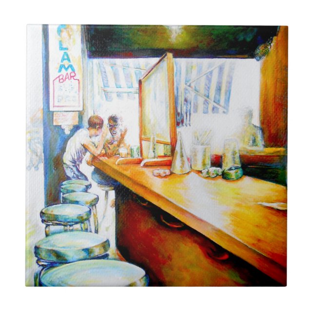 Azulejo De Cerâmica Emocional para motivar, lógica para justificar (Frente)