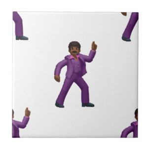 Azulejo De Cerâmica Emoji Dancing Man