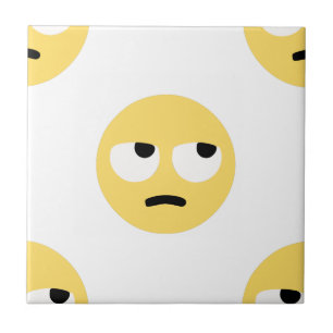 Azulejo De Cerâmica emoji eye roll