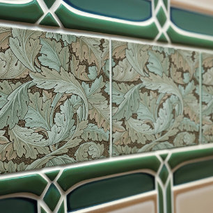 Azulejo De Cerâmica Enchanting Acanthus William Morris Floral