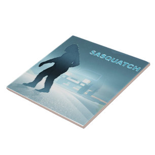 Azulejo De Cerâmica Encontro de Sasquatch