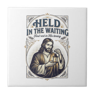 Azulejo De Cerâmica Encorajamento Jesus Infertilidade Tentando Concebe