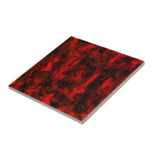 Energia Nervosa Abstrato, Vermelho E Preto.