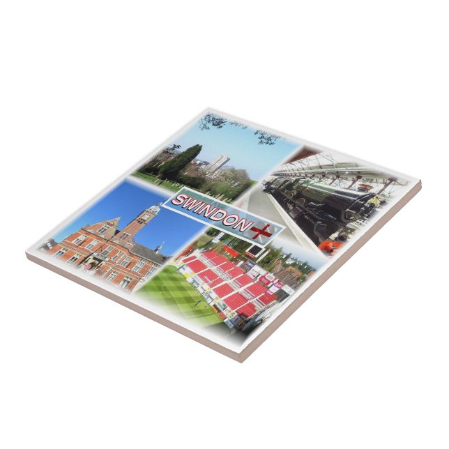 Azulejo De Cerâmica ENG014 SWINDON, Inglaterra, Europa, (Lateral)