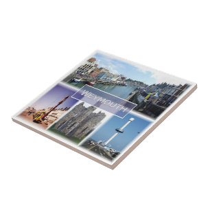 Azulejo De Cerâmica ENG036 WEYMOUTH, Inglaterra, Europa,