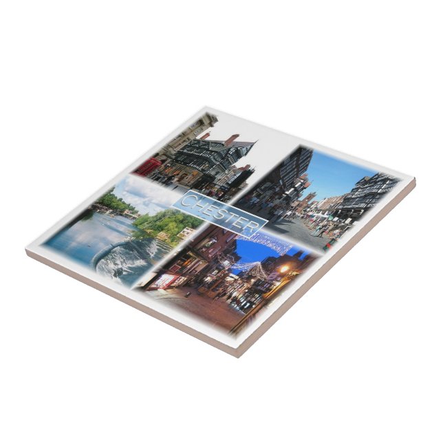 Azulejo De Cerâmica ENG051 CHESTER, Inglaterra, Europa, (Lateral)