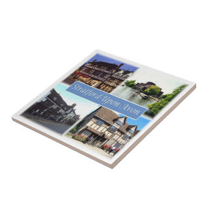 Azulejo De Cerâmica ENG060 STRATFORD EM AVON, Inglaterra Europa,