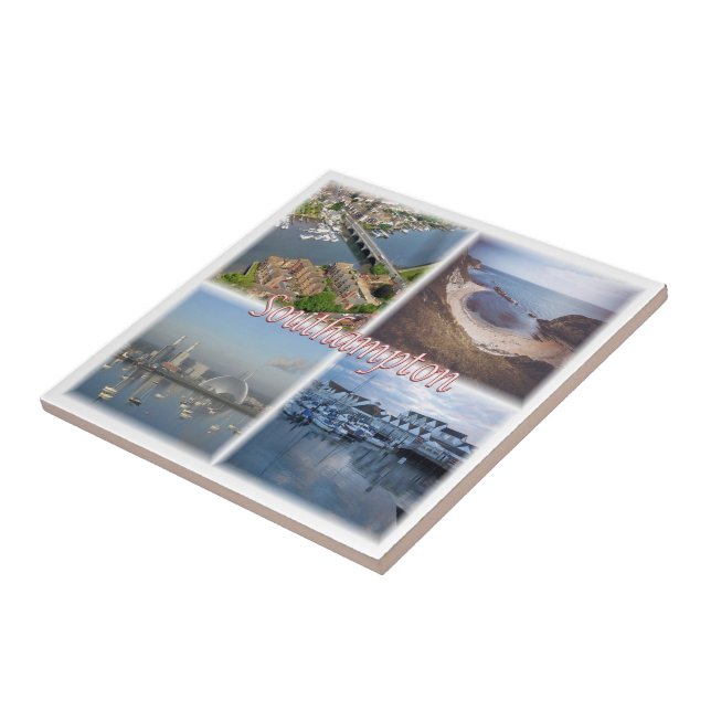 Azulejo De Cerâmica ENG075 SOUTHAMPTON, Inglaterra, Europa, (Lateral)