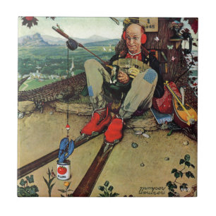 Azulejo De Cerâmica Enganado, 1945