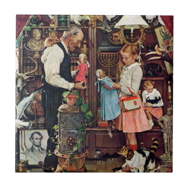 Azulejo De Cerâmica Enganado, 1948 (Frente)