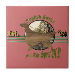 Azulejo De Cerâmica English Setter Sporting Group