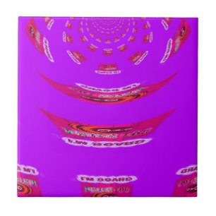 Azulejo De Cerâmica Engraçado, sinto sua falta, estou entediado