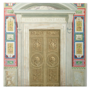 Azulejo De Cerâmica Entrada ao Loggia de Raphael no vaticano, de