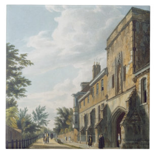 Azulejo De Cerâmica Entrada da faculdade de Winchester com Hous do