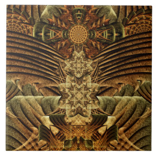Azulejo De Cerâmica Entrada da mandala dos antigos
