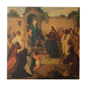 Azulejo De Cerâmica Entrada de Jesus Cristo em Jerusalém