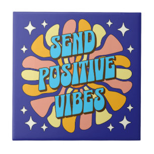 Azulejo De Cerâmica Enviar Vibrações Positivas