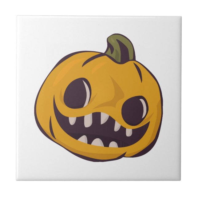 Azulejo De Cerâmica Época do Halloween  (Frente)