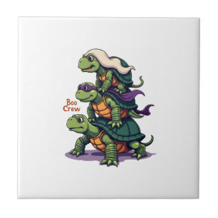 Azulejo De Cerâmica Equipe Tartaruga Boo