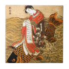 Azulejo De Cerâmica Equitação de Koi