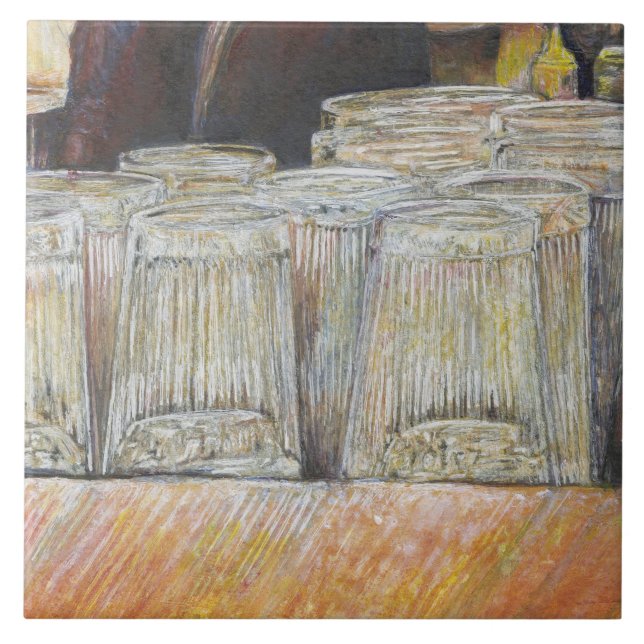 Azulejo De Cerâmica Equivalente Luminoso de Emoções Passivas (Frente)