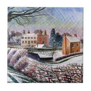 Azulejo De Cerâmica Eric Ravilious - A vitória no inverno