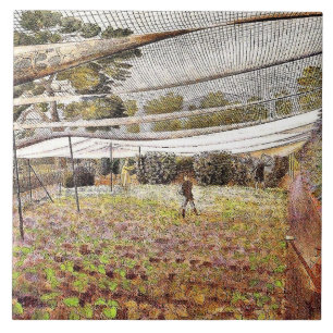 Azulejo De Cerâmica Eric Ravilious art, Strawberry Nets,