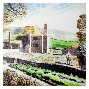 Azulejo De Cerâmica Eric Ravilious, Casa do Pastor,