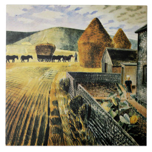 Azulejo De Cerâmica Eric Ravilious - Furlongs