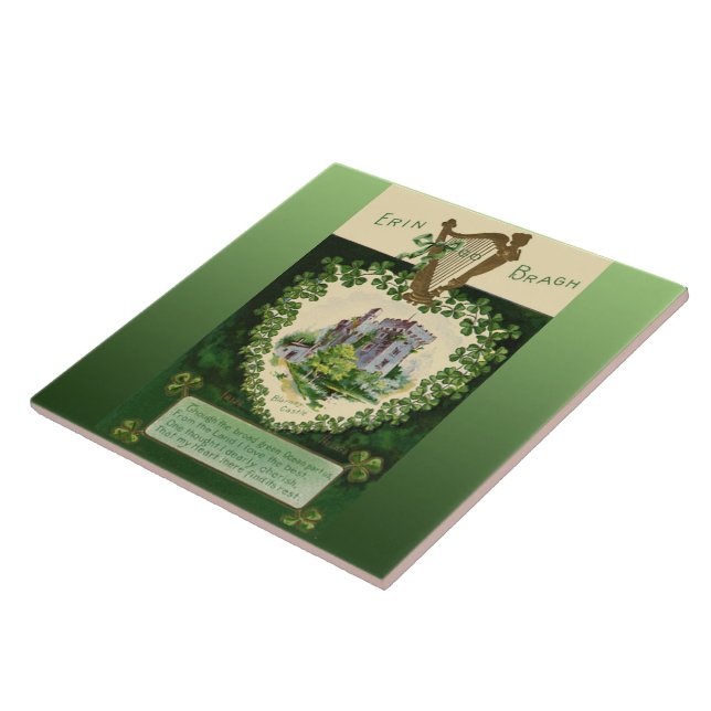 Azulejo De Cerâmica Erin Go Bragh 2 (Lateral)