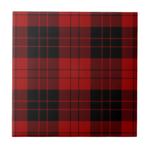 Azulejo De Cerâmica Erskine (Paton) Tartan Scottish Xadrez Standard
