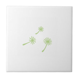 Azulejo De Cerâmica Erva Daninha Happens fofa cínica dandelion Engraça