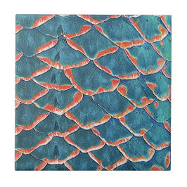 Azulejo De Cerâmica Escalas de peixes