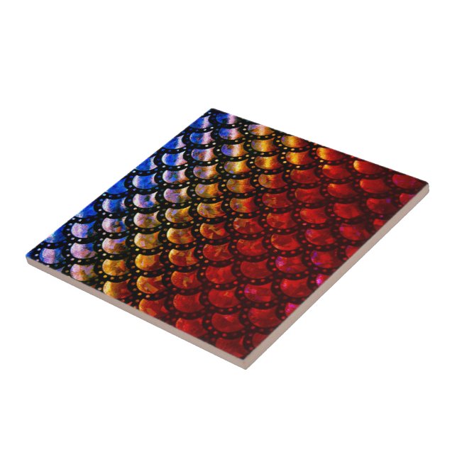 Azulejo De Cerâmica Escalas de Sereia Rústicas (Lateral)