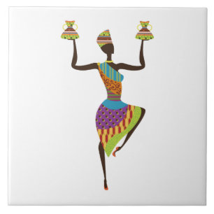 Azulejo De Cerâmica Esclarecimentos sobre as mulheres africanas
