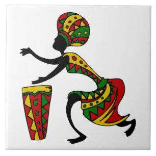 Azulejo De Cerâmica Esclarecimentos sobre as mulheres africanas