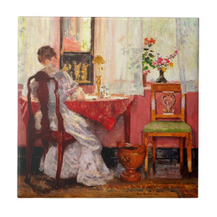 Azulejo De Cerâmica Escrito por Gari Melchers,