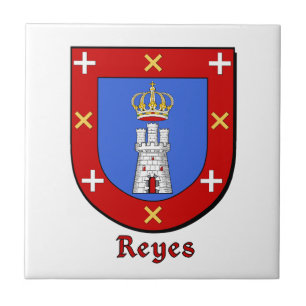 Azulejo De Cerâmica Escudo da família Reyes