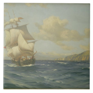 Azulejo De Cerâmica Esmeralda, 1908 (óleo em canvas)